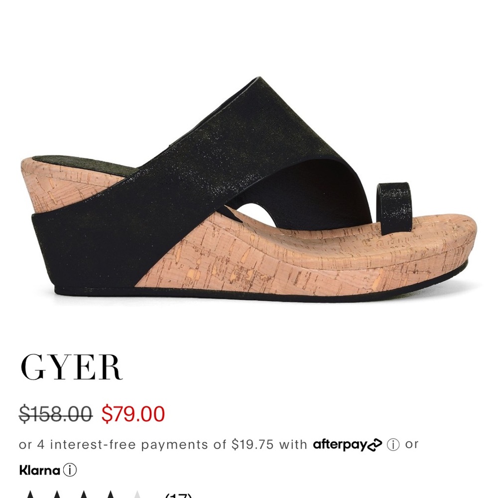 Donald Pliner Gyer Wedge Sandals Size 9